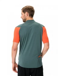 VAUDE Kurzarmshirt Mens Ledro Shirt Herren Radtrikot Grün/Rot/Orange/Dunkelgrün