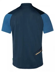 VAUDE Kurzarmshirt Mens Ledro Shirt Herren Radtrikot Hellblau/Dunkelblau/Blau