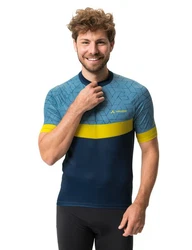 VAUDE Kurzarmshirt Posta Hz Tricot Herren Blau/Pastell/Hellblau/Dunkelblau
