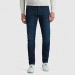 PME LEGEND 5-Pocket Jeans Dunkelblau/Hellblau/Lila