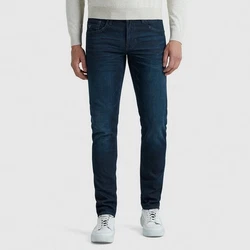 PME LEGEND 5-Pocket Jeans Dunkelblau/Hellblau/Lila