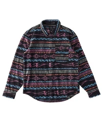Billabong Langarmhemd Furnace Flannel Herren Mischfarben/Braun/Lila