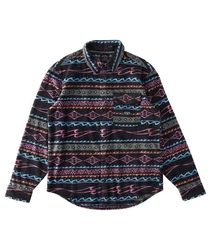 Billabong Langarmhemd Furnace Flannel Herren Mischfarben/Braun/Lila