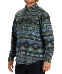 Billabong Langarmhemd Furnace Flannel Herren Blau/Grau