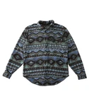 Billabong Langarmhemd Furnace Flannel Herren Blau/Grau