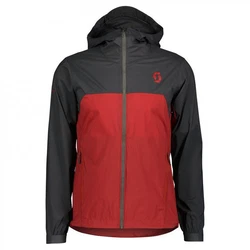 Scott Anorak Explorair Light Windbreaker Jacket Rot/Dunkelrot