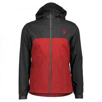 Scott Anorak Explorair Light Windbreaker Jacket Rot/Dunkelrot