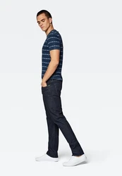 Mavi 5-Pocket Jeans Dunkelblau/Blau/Braun