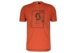 Scott Defined Dri S/sl Shirt Herren Orange/Braun/Rot