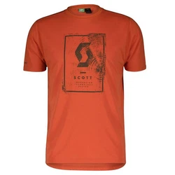 Scott Defined Dri S/sl Shirt Herren Orange/Braun/Rot