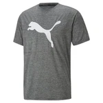 CARE OF BY PUMA Kurzarmshirt Train Fav Heather Cat Tee Herren Dunkelgrau/Grau/Hellgrau