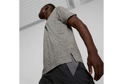 CARE OF BY PUMA Kurzarmshirt Train Fav Heather Cat Tee Herren Dunkelgrau/Grau/Hellgrau