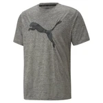 CARE OF BY PUMA Kurzarmshirt Train Fav Heather Cat Tee Herren Dunkelgrau/Grau/Hellgrau