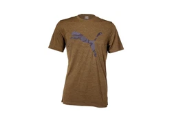 CARE OF BY PUMA Kurzarmshirt Train Fav Heather Cat Tee Herren Braun