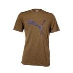 CARE OF BY PUMA Kurzarmshirt Train Fav Heather Cat Tee Herren Braun