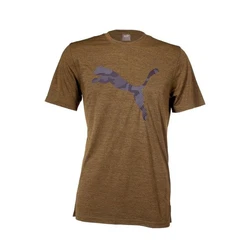 CARE OF BY PUMA Kurzarmshirt Train Fav Heather Cat Tee Herren Braun