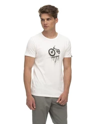 Ragwear Kurzarmshirt Borny Herren Weiß/Creme/Grau/Khaki