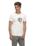 Ragwear Kurzarmshirt Borny Herren Weiß/Creme/Grau/Khaki