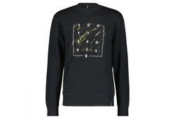Scott Hoodie Casual L/sl Crewneck Herren Schwarz/Dunkelblau