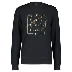 Scott Hoodie Casual L/sl Crewneck Herren Schwarz/Dunkelblau