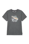 Picture Kurzarmshirt M Custom Van Tee Herren Grau/Dunkelgrau