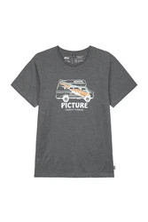 Picture Kurzarmshirt M Custom Van Tee Herren Grau/Dunkelgrau