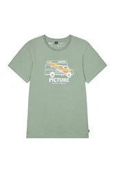 Picture Kurzarmshirt M Custom Van Tee Herren Hellgrün/Grün/Dunkelgrün