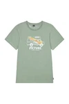 Picture Kurzarmshirt M Custom Van Tee Herren Hellgrün/Grün/Dunkelgrün