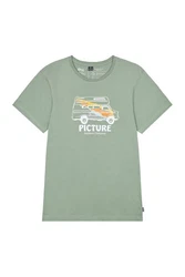 Picture Kurzarmshirt M Custom Van Tee Herren Hellgrün/Grün/Dunkelgrün