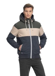 Ragwear Poncho Beige/Hellblau/Grau/Creme
