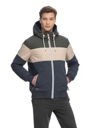 Ragwear Poncho Beige/Hellblau/Grau/Creme