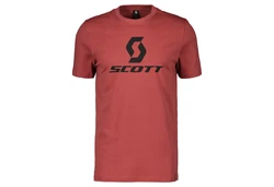 Scott M Icon S/sl Tee Herren Kurzarmshirt Rot/Dunkelrot/Orange