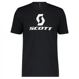 Scott M Icon S/sl Tee Herren Kurzarmshirt Schwarz/Dunkelblau