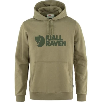 Fjällräven Hoodie M Logo Hoodie Dunkelgrün/Braun/Khaki/Beige