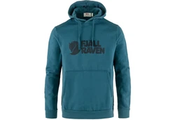 Fjällräven Hoodie M Logo Hoodie Türkis/Blau/Grün