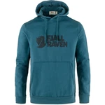 Fjällräven Hoodie M Logo Hoodie Türkis/Blau/Grün
