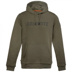 Dolomite Hoodie M Logo Hood Herren Freizeitpullover Dunkelgrün/Khaki