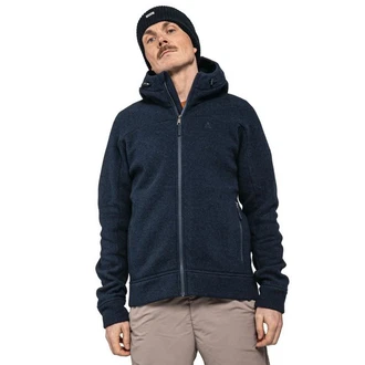 Schöffel Fleecejacke Anorak Dunkelblau/Blau/Hellblau