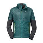 Schöffel Winterjacke M Hybrid Jacket Cima Mede Herren Anorak Grün/Dunkelgrün/Türkis