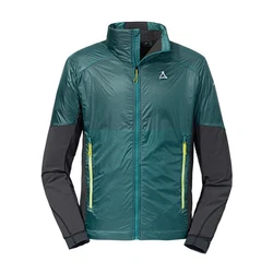 Schöffel Winterjacke M Hybrid Jacket Cima Mede Herren Anorak Grün/Dunkelgrün/Türkis