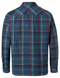 VAUDE T-Shirt Vaude Mens Neshan Long-sleeve Shirt Dunkelblau/Hellblau/Blau