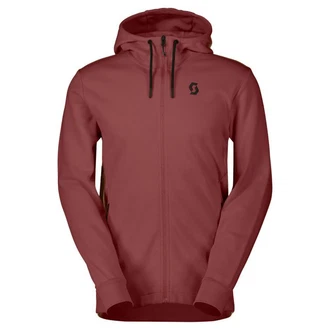 Scott Poncho Tech Zip Hoody Anorak Herren Dunkelrot/Bordeaux/Rot