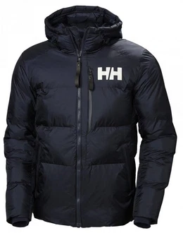 Helly Hansen Anorak M Active Winter Parka Herren Dunkelblau/Schwarz/Hellblau
