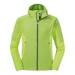 Schöffel Fleece Hoody Forillon Grün/Neonfarben