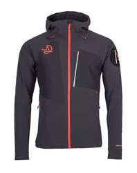 TERNUA Poncho Ternua Hard Hood Jacket Anorak Dunkelgrau/Grau/Orange/Rot