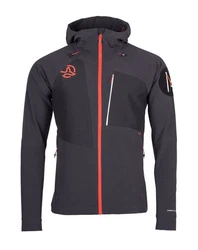 TERNUA Poncho Ternua Hard Hood Jacket Anorak Dunkelgrau/Grau/Orange/Rot