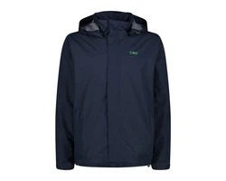CMP Herren Regenjacke Man Jacket Snaps Hood BLACK BLUE