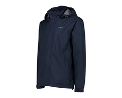 CMP Herren Regenjacke Man Jacket Snaps Hood BLACK BLUE