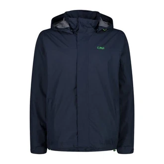 CMP Herren Regenjacke Man Jacket Snaps Hood BLACK BLUE