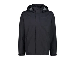 CMP Herren Regenjacke Man Jacket Snaps Hood Dunkelblau/Schwarz/Blau/Dunkelgrau/Grau